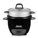 Aroma Housewares 6-Cup (Cooked) Pot-Style Rice Cooker and Food...