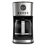 KRUPS Essential 12 Cup Drip Coffee Maker, Digital Programmable...