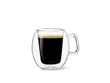Luigi Bormioli Thermic Suprimo Coffee Mug, 10-1/4-Ounce, Set of 2