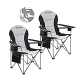 KingCamp Camping Chair Lawn Chair Folding Camping Chairs for...
