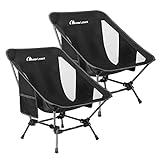 Camping Chairs, 2 Pack Portable Folding Chairs, Ultralight Camp...