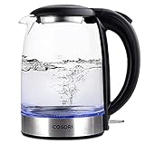 COSORI Electric Kettle with Stainless Steel Filter and Inner Lid,...