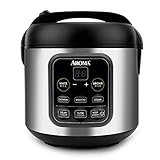 Aroma Housewares ARC-994SB Rice & Grain Cooker Slow Cook, Steam,...