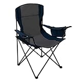 Pacific Pass Quad Camp Chair w/ Built-In Cooler and Cup Holder,...