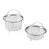 Instant Pot Official Mesh Steamer Basket, Set of 2, Stainless...