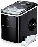 Silonn Ice Makers Countertop, 9 Cubes Ready in 6 Mins, 26lbs in...