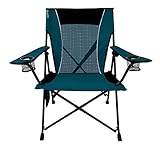 Kijaro Dual Lock Portable Camping and Sports Chair, Cayman Blue...