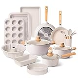 Pots and Pans Set - Nonstick Kitchen Cookware + Bakeware Set...