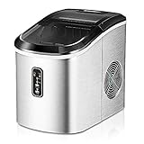 Euhomy Ice Maker Machine Countertop, 26 lbs in 24 Hours, 9 Cubes...
