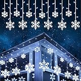 Toodour Christmas Snowflake Lights Outdoor, 17.22ft 264 LED...