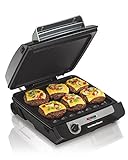 Hamilton Beach 3-in-1 Indoor Grill and Electric Griddle Combo and...
