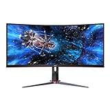 AOC CU34G2X 34' Curved Frameless Immersive Gaming Monitor,...