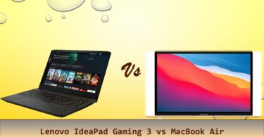 Lenovo IdeaPad Gaming 3 vs MacBook Air