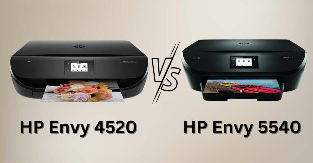 HP Envy 4520 vs 5540